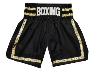 Make your own Boxing Pants : KNBSH-032-Black-Gold Make your own Boxing Pants : KNBSH-032-Black-Gold